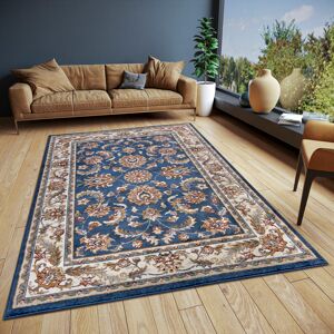 HANSE Home Teppich »Reni«, rechteckig, Orientalisch, Orient, Kurzflor,... Blau,Creme Größe B/L: 57 cm x 90 cm