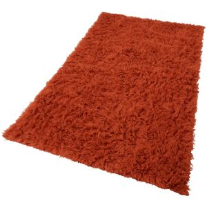 Böing Carpet Wollteppich »Flokati 1500 g«, rechteckig, Handweb Teppich,... cognac Größe B/L: 70 cm x 140 cm