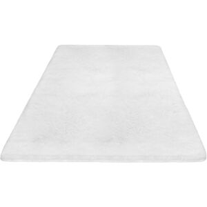 my home Hochflor-Teppich »Silky«, rechteckig, uni, besonders weich und... weiss Größe B/L: 160 cm x 220 cm
