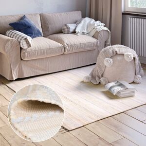 Myflair Möbel & Accessoires Teppich »Sharon«, rechteckig, Flachgewebe,... creme/weiss Größe B/L: 60 cm x 110 cm