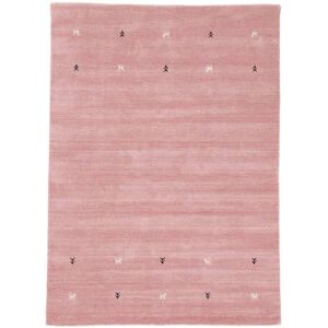 carpetfine Wollteppich »Gabbeh Uni«, rechteckig rosa Größe B/L: 200 cm x 250 cm