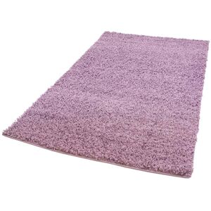 Carpet City Hochflor-Teppich »Pastell Shaggy300«, rechteckig lila Größe B/L: 190 cm x 280 cm