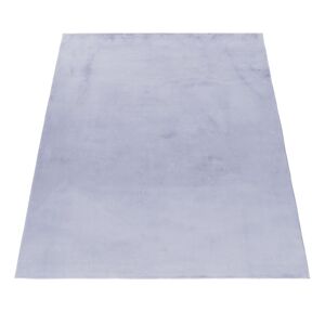Ayyildiz Teppiche Hochflor-Teppich »POUFFY 5100«, rechteckig Silberfarben Größe B/L: 80 cm x 250 cm