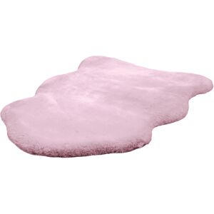 Padiro Teppich »Rabbit Light Sheepskin 825«, fellförmig rosa Größe B/L: 60 cm x 90 cm