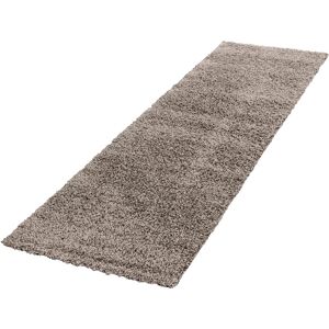 Ayyildiz Teppiche Hochflor-Läufer »Life Shaggy 1500«, rechteckig beige Größe B/L: 80 cm x 250 cm