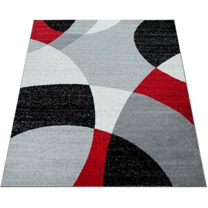 Paco Home Teppich »Fiesta 114«, rechteckig, Kurzflor, Designer Teppich, ideal... rot Größe B/L: 80 cm x 150 cm