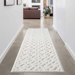 Carpet City Hochflor-Teppich »FOCUS737«, rechteckig Creme Größe B/L: 80 cm x 300 cm