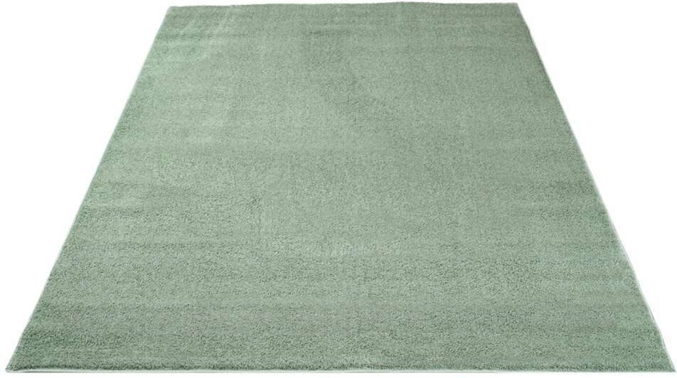 Carpet City Teppich »Softshine 2236«, rechteckig, 14 mm Höhe, Besonders weich... grün Größe