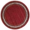THEKO Orientteppich »Chandi Mir«, rund rot/creme Größe Ø 200 cm