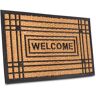 HANSE Home Fussmatte »Mix Mats Gummi Kokos Welcome«, rechteckig, Kokos,... Kokos,Schwarz Größe B/L: 45 cm x 75 cm