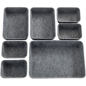 WENKO Organizer, (Set, 7 St.) Schwarz Größe