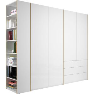 Müller SMALL LIVING Drehtürenschrank »Modular Plus Variante 8« weiss/birke Größe