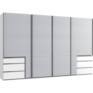 Wimex Schwebetürenschrank »Level by fresh to go« weiss/Light grey Größe