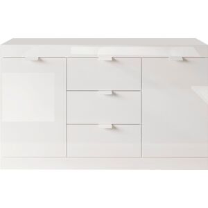 INOSIGN Sideboard »Slim« weiss Hochglanz Lack Größe