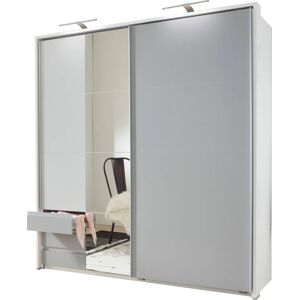 Wimex Schwebetürenschrank Weiss/Light grey Größe