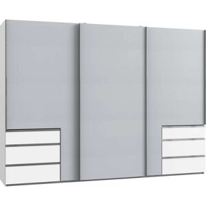 Wimex Schwebetürenschrank »Level by fresh to go« weiss/Light grey Größe