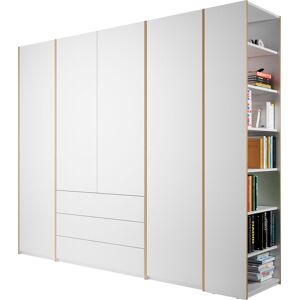 Müller SMALL LIVING Drehtürenschrank »Modular Plus Variante 5« weiss/birke Größe