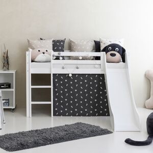 Hoppekids Hochbett »«Pets Granitgrau»« weiss + Granite Grey + weiss + weiss Größe