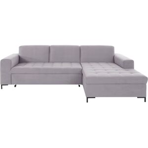 GOODproduct Ecksofa »Grazzo L-Form« hellgrau Größe