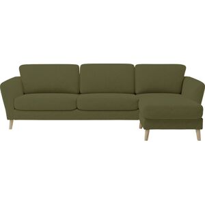 Home affaire Ecksofa »MARSEILLE (279/152cm), Recamiere rechts/links wählbar,« khaki Größe