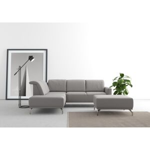 sit&more Ecksofa »Bailando L-Form« grau Größe