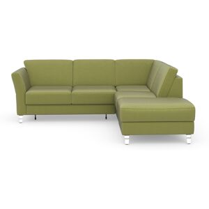 sit&more Ecksofa »Visby L-Form« grün Größe