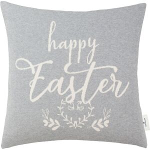 TOM TAILOR HOME Kissenbezüge »Happy Easter«, (1 St.) hellgrau-steingrau Größe B/L: 45 cm x 45 cm