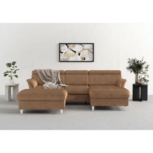 sit&more Ecksofa »Marano L-Form« macciato Größe