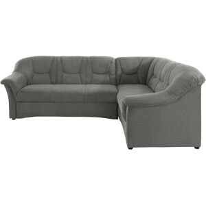 DOMO collection Ecksofa »Sarafina L-Form« steelgrau Größe