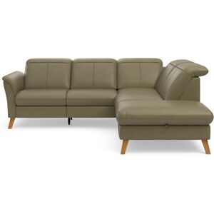 sit&more Ecksofa »Romero L-Form« olive Größe