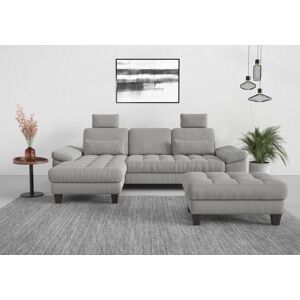 sit&more Ecksofa »Westham L-Form« silver Größe