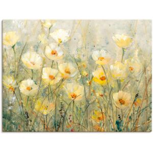 Artland Wandbild »Sommer in voller Blüte I«, Blumenwiese, (1 St.) gelb Größe