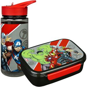 Scooli Lunchbox »Avengers«, (Set, 2 tlg.), Brotzeitdose & Trinkflasche Avengers Größe