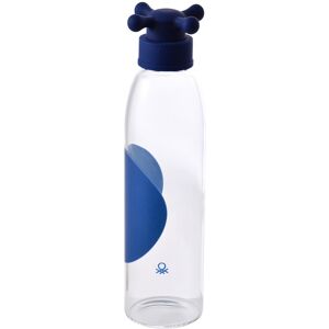 United Colors of Benetton Trinkflasche »Trinkflasche«, (2 tlg.) transparent und blau Größe 500 ml