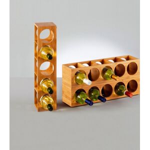 Zeller Present Weinregal »Bamboo«, für bis zu 5 Weinflaschen geeignet natur Größe