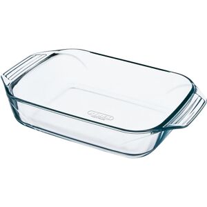 PYREX Auflaufform »Pyrex 35 x 23 cm Eckig«, Borosilikatglas transparent Größe