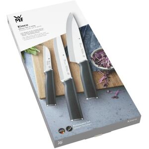 WMF Messer-Set »Kineo 3-teilig«, (3 tlg.) edelstahlfarben/schwarz Größe