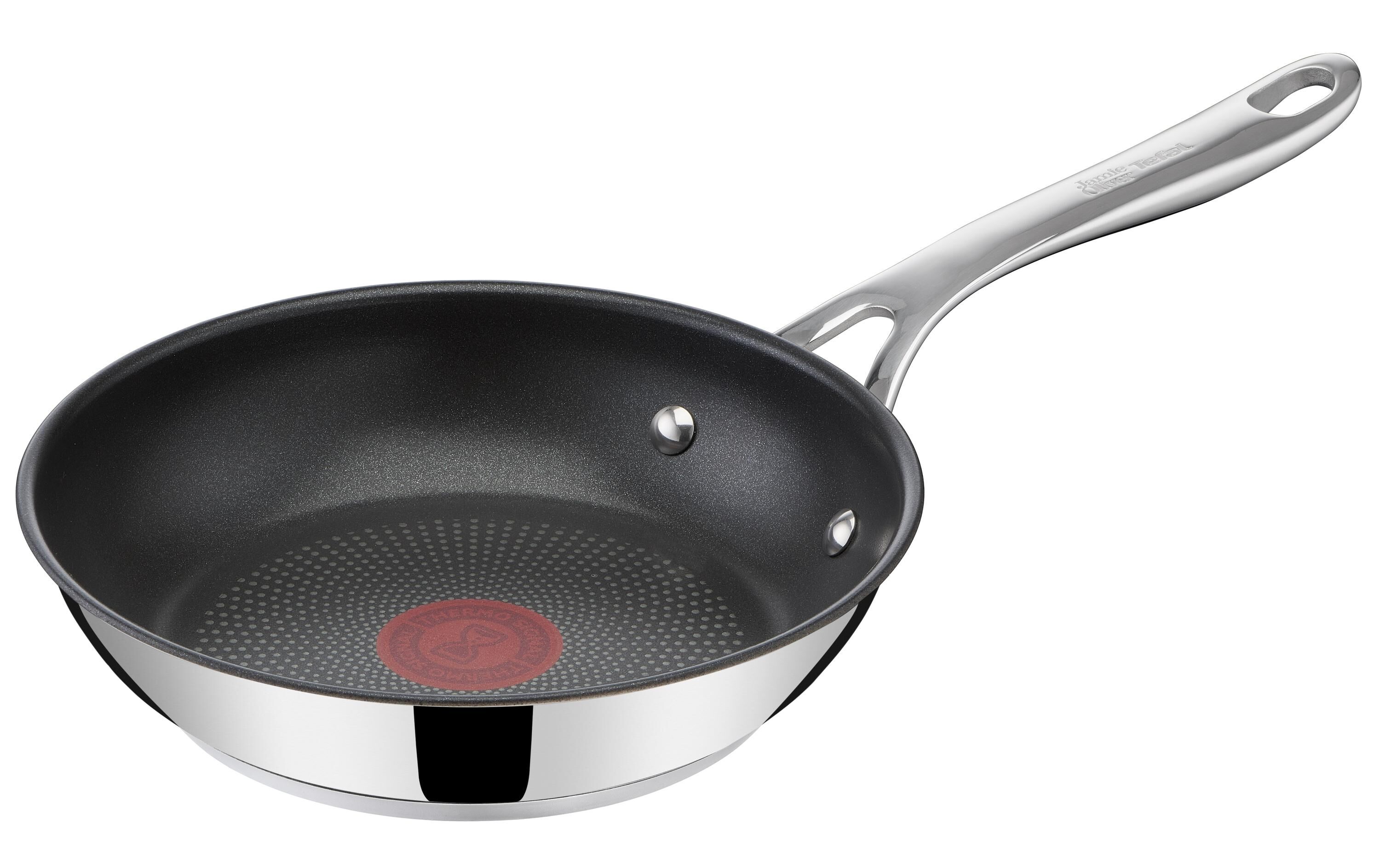 Tefal Bratpfanne »Cooks Direct 24 cm«, Edelstahl silberfarben Größe