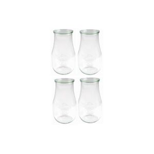 WECK Einmachglas »2,5 l Weck-Gläser #739«, (- tlg.) Transparent Größe