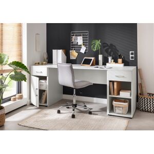 VOGL Möbelfabrik Büro-Set »Modila«, (Set, 3 tlg.) perl weiss Größe