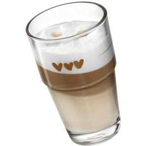 LEONARDO Latte-Macchiato-Glas »Latte Macchiato Becher Sol« Transparent Größe