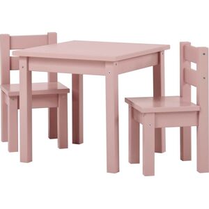 Hoppekids Kindersitzgruppe »MADS Kindersitzgruppe«, (Set, 5 tlg., 1 Tisch, 4... hellrosa Größe