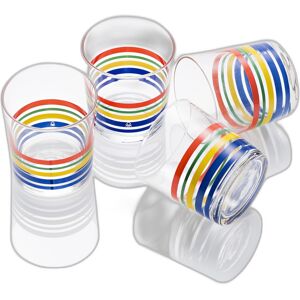 United Colors of Benetton Geschirr-Set »Wasserbecher 4er-Set«, (Set, 4 tlg.) transparent Größe