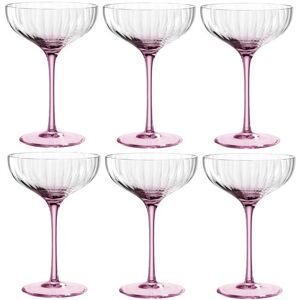 LEONARDO Champagnerglas »Leonardo Poesia 260«, (6 tlg.) Rosa Größe