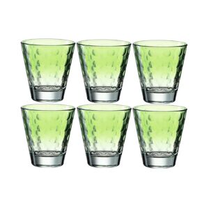 LEONARDO Glas »Optic Pastell 21«, (6 tlg.) grün Größe