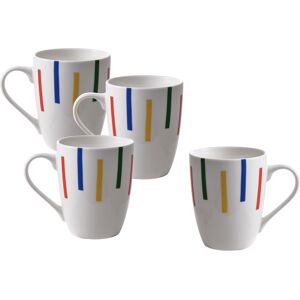 United Colors of Benetton Kaffeeservice »Kaffeetassen«, (Set, 4 tlg.) weiss Größe