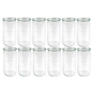 WECK Einmachglas »340 ml Weck-Gläser #975«, (- tlg.) Transparent Größe