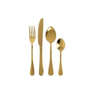 FURBER Besteck-Set »16-teilig«, (16 tlg.) goldfarben Größe