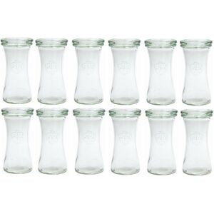 WECK Einmachglas »100 ml Weck-Delikatessen-Gläser«, (- tlg.) Transparent Größe