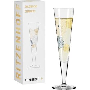 Ritzenhoff Champagnerglas »Goldfarbennacht No. 36 205 ml, 1 Stück,... Transparent Größe